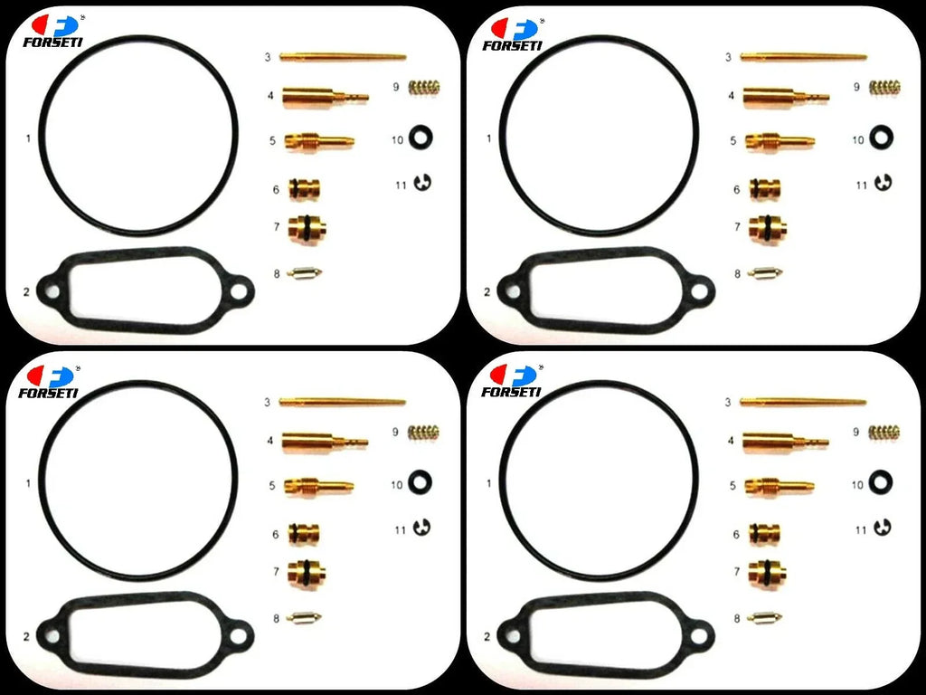 4 x Carburetor Repair Kit for Honda CB400F (1975-1977)