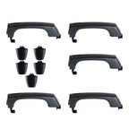 Door Handle Set for Hummer H3 H3T (2006-2010) Black Exterior