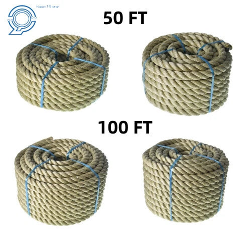 3 Strand Twisted Rope for Arborist Use (50/100FT)