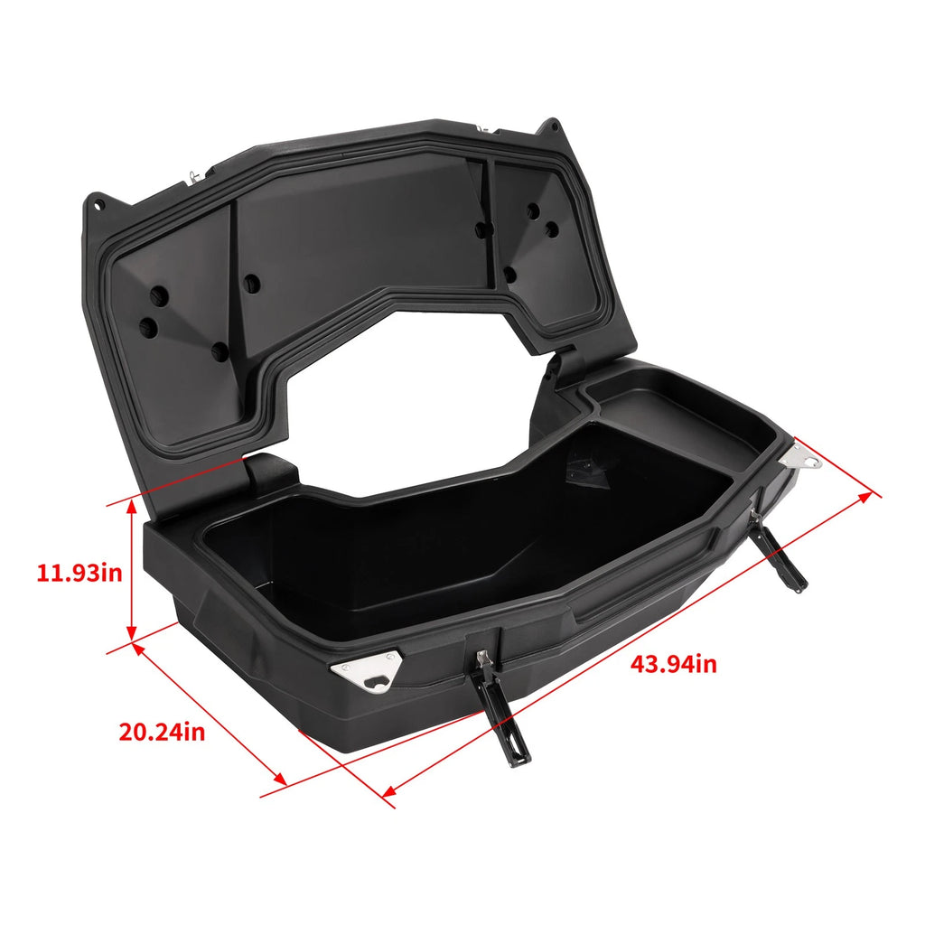 80L Rear Lockable Cargo Storage Box for Polaris Sportsman 570 850 (2014–2023) #2890876