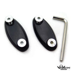Black Mirror Block Off Base Plates for Honda CBR 600 F4 F4i 900 RR 929 954 1000R