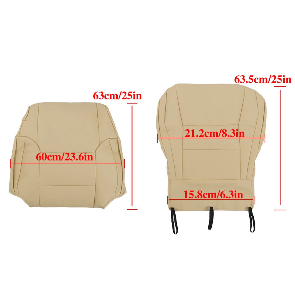 Set of 2 Leather Seat Covers for Toyota 4Runner (1996-2002)