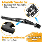 0-7.5" Lift Rear Traction Bar for Chevy Silverado Sierra 1500 4WD (2007–2018)