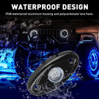 Set of 4 LED Rock Lights for Jeep
