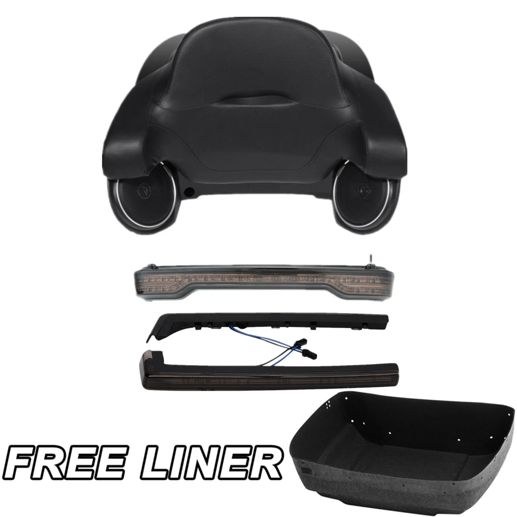 Trunk Pad Tail Side Light Speaker for Harley Touring Road Glide (2014–2023)