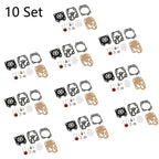 Set of 10 Carburetor Gasket Kits for Honda CG260 CG330 (43CC 52CC)