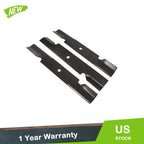 Set of 3 Black Blades for Scag 52" Mowers (Fits Various Models)