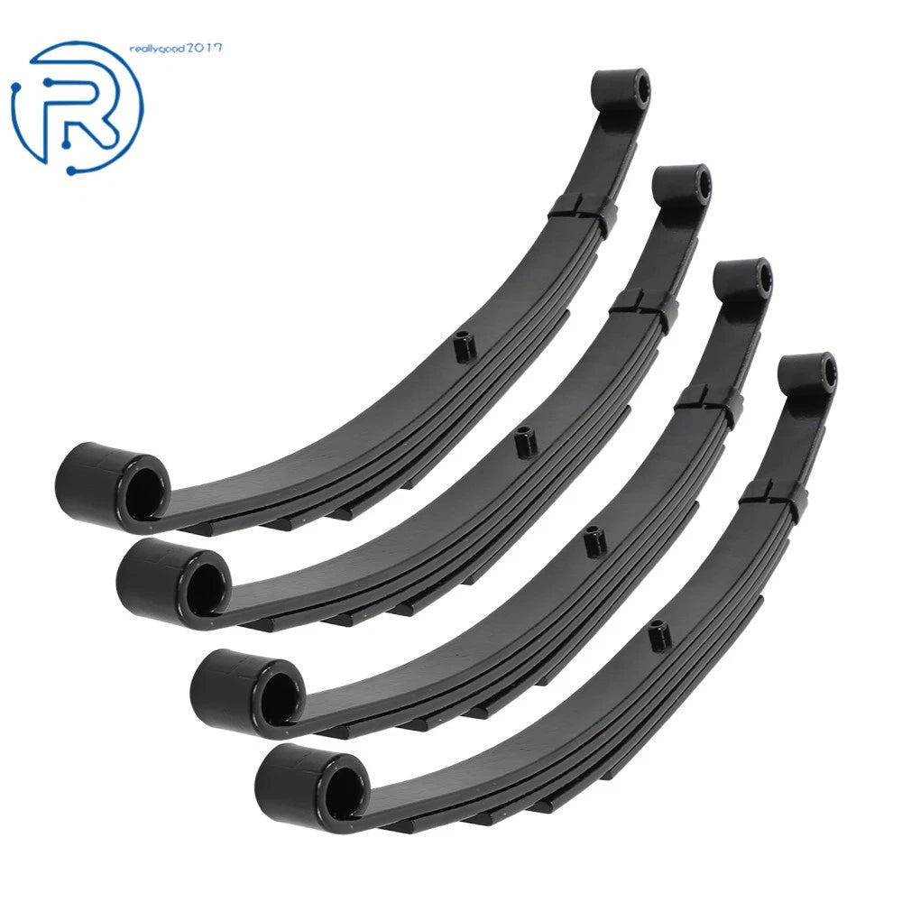 Set of 4 Leaf Springs for 6000 lbs 6K Axle Trailer (5 Leaf Double Eye)