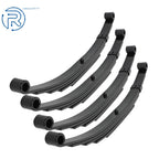 Set of 4 Leaf Springs for 6000 lbs 6K Axle Trailer (5 Leaf Double Eye)