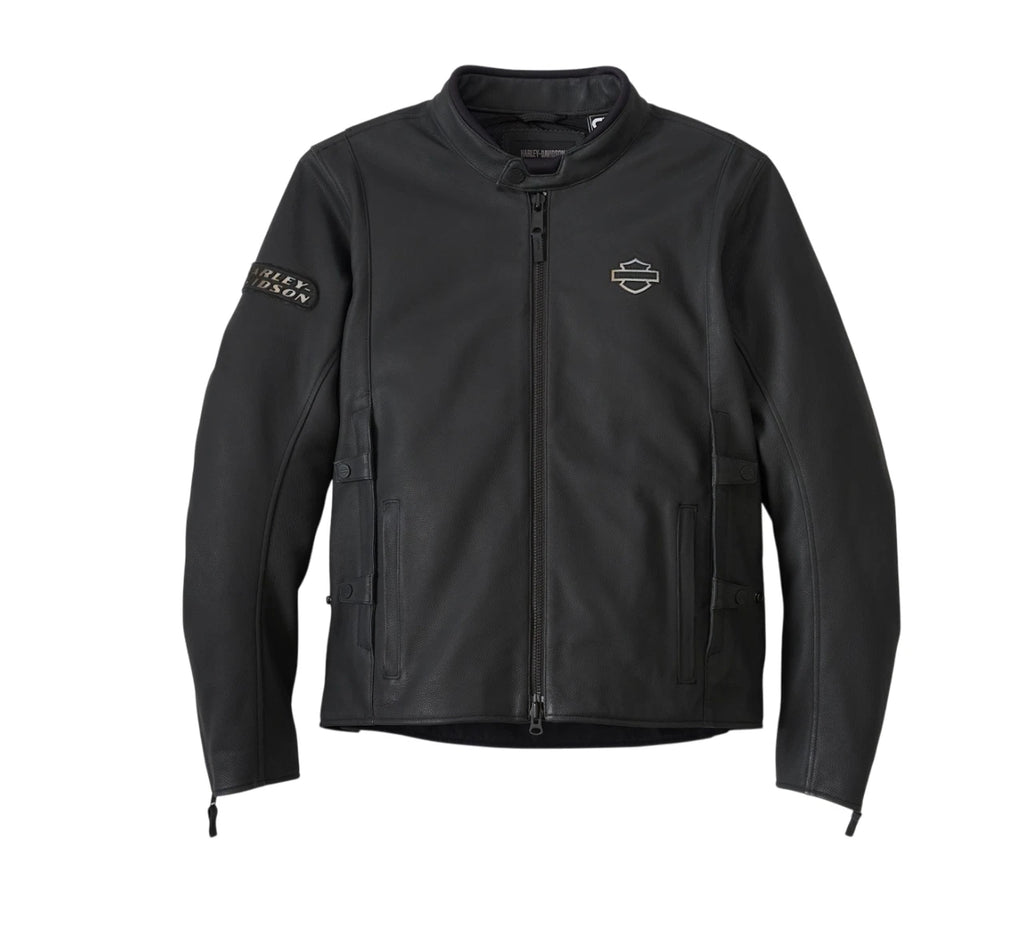 Men's Paradigm Triple Vent Leather Jacket for Harley-Davidson (Small) 98002-24VM