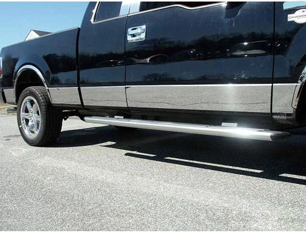 12p LuxuryFX 7.25-7.5' Door Accent Trim (w/Flares) for 06-08 Mark LT 5.5' Bed