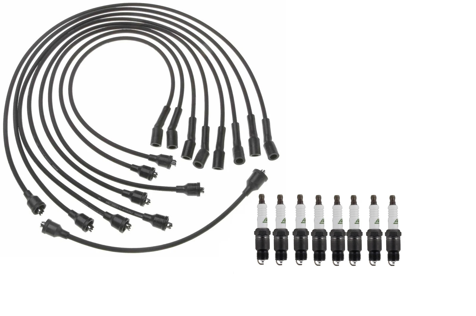 Set of 8 Ignition Wires for Chevy 6.6 V8 (ACDelco)