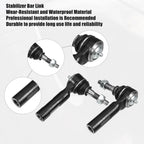 Set of 4 Tie Rod Ends for Dodge Charger 