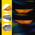 2X AUXITO H4 9003 LED Front Light Bulbs for