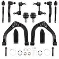 Front Strut w/ Coil Spring + Upper Control Arms for Nissan Titan (2004–2015)
