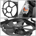 Single Cooling Radiator Fan for Nissan Sentra XE Sedan 2000–2001