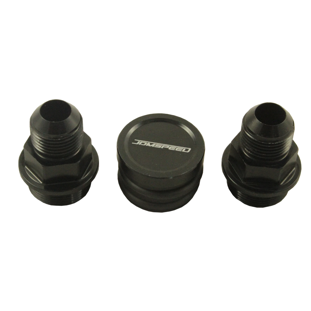 Rear Black Block Breather Plug Fittings for Honda Integra B16 GSR (1990–2001)