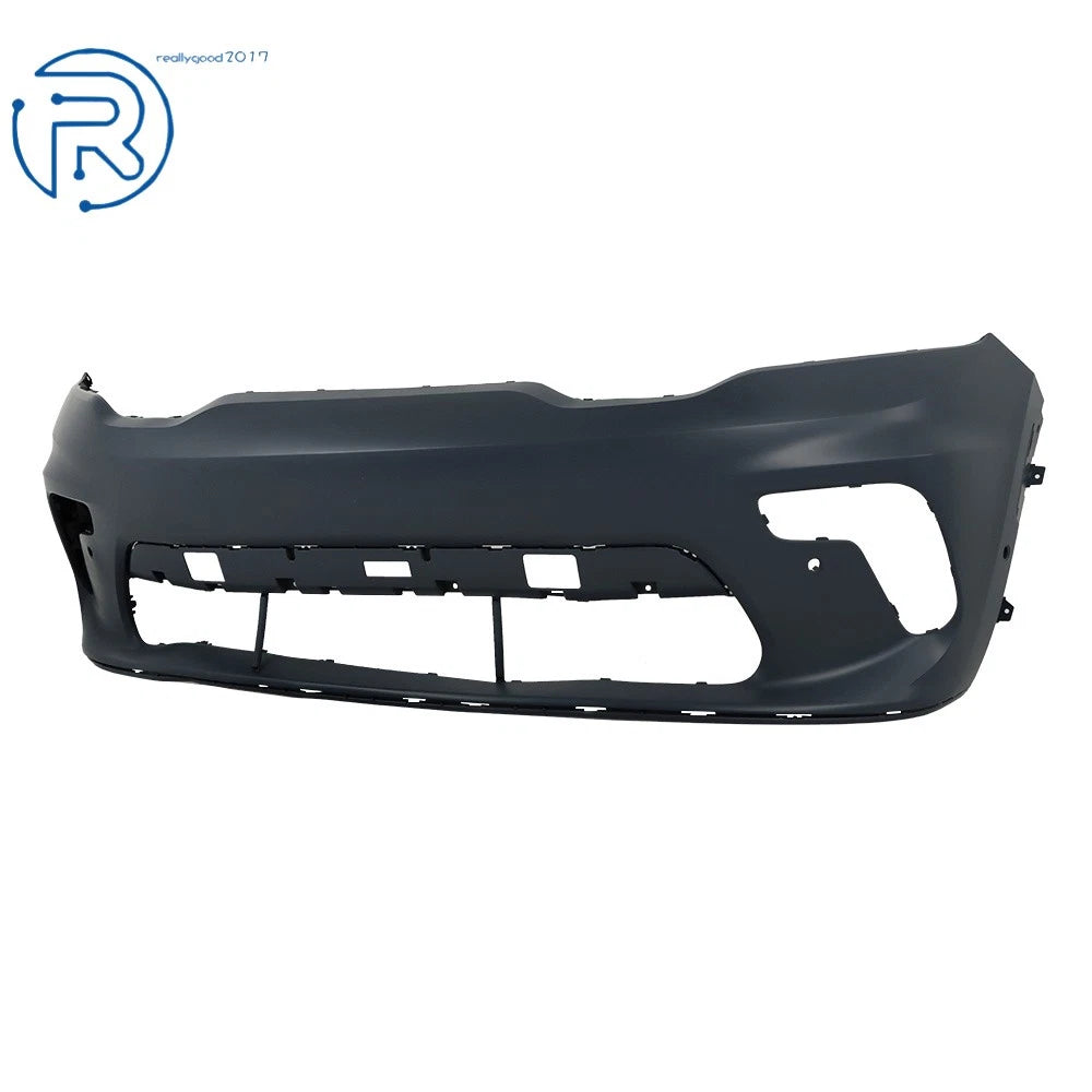 Front Upper Bumper Cover for Dodge Durango (2021-2022) Black Plastic