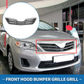 Front Hood Bumper Grille for Toyota Camry (2010) Chrome Silver Black
