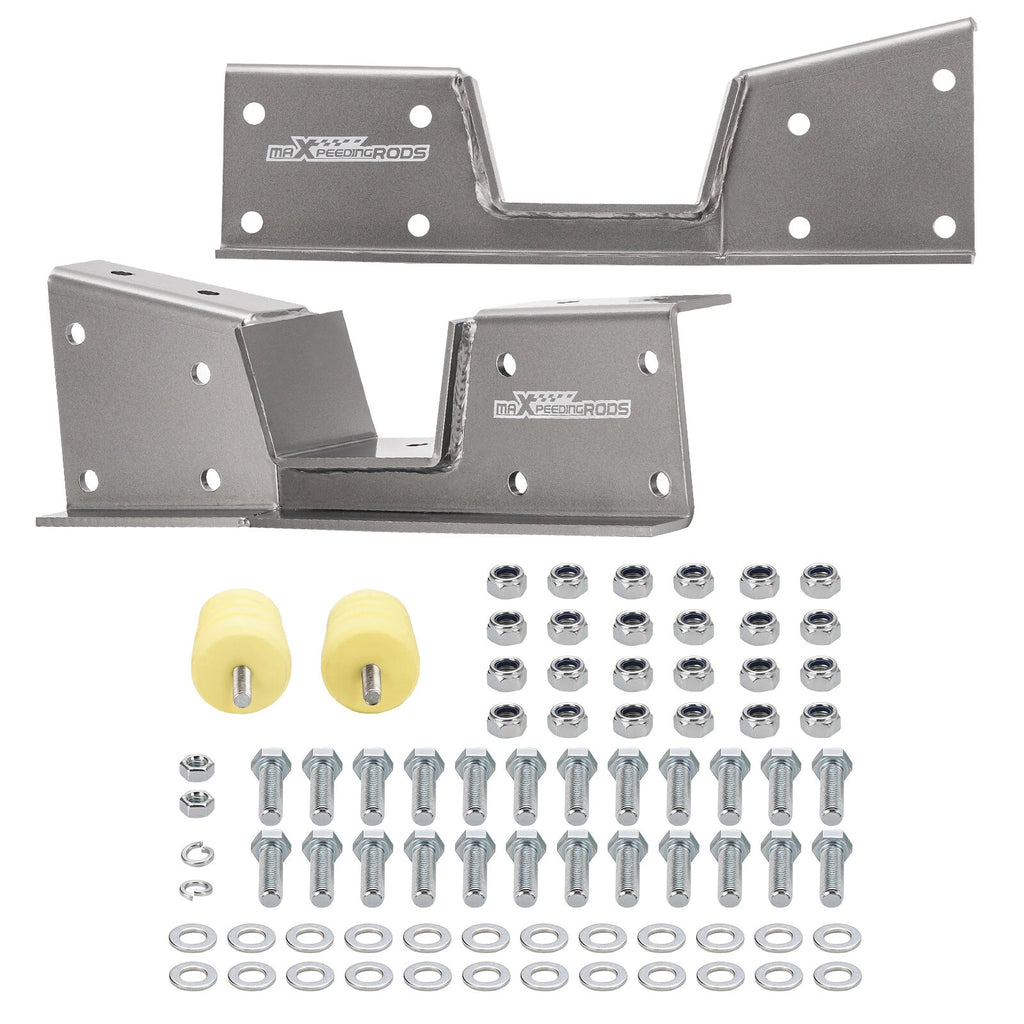 2X Rear Axle Lowering C-Notch Drop Kit for Chevy Silverado 1500 (2001-2007)