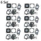 6X Carburetor Gasket Kit for Kawasaki TG20 TG24 TG25 TG33 TD24 TD25 TD33