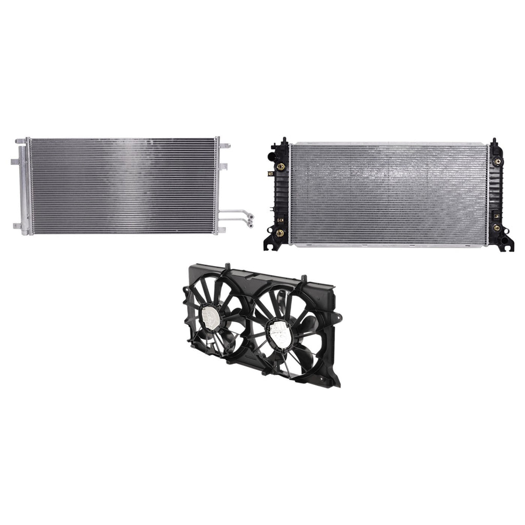 A/C Condenser for GMC Yukon XL Cadillac Escalade ESV (2016–2017)