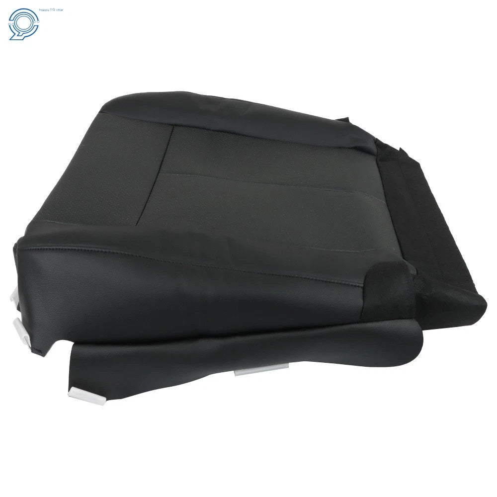 Black Leather Seat Cover for Ford Expedition (2007–2014) Driver Bottom Perforated