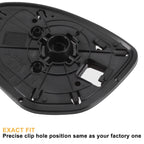 Pair Side Mirror Glass with Backing Plate for Mazda 2 3 (Non-heated)
