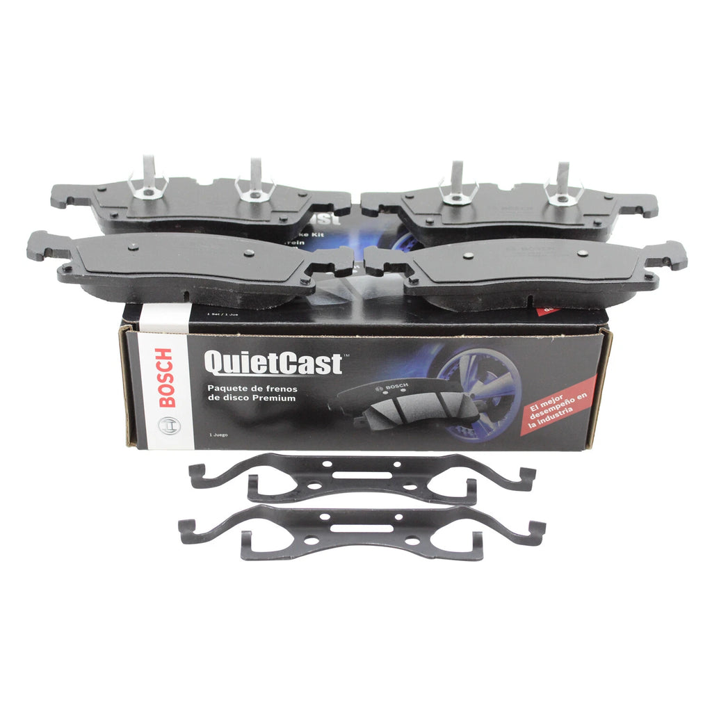 Set of 4 Bosch QuietCast Ceramic Front Brake Pads for Dodge Durango Jeep MB X166 W166