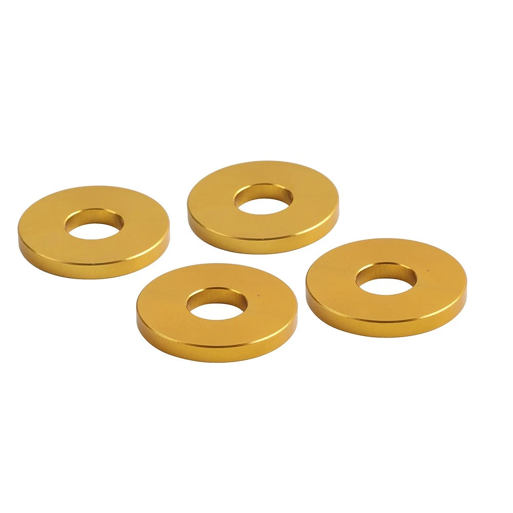 4X Gold Saddlebag Crash Bar Decorative Spacer for Harley Softail Road Glide