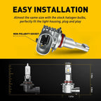 2X LED Fog Light Bulbs for Ford F150 (2004–2021) Golden Yellow