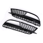 Set of 2 Front Lower Bumper Grill Fog Light Covers for Audi A5 (2011–2016)