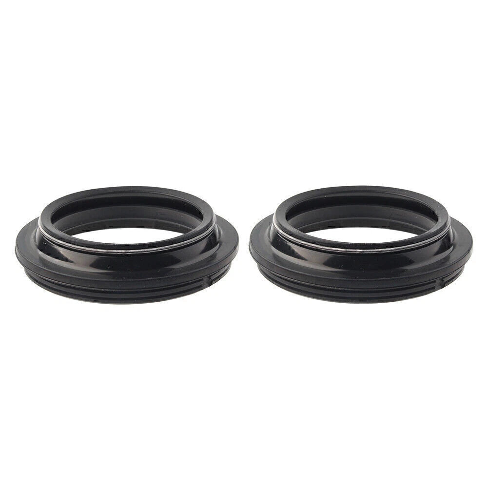 2X Front Fork Shock Absorber Dust Seal for Motorcycle (43X55 MM)