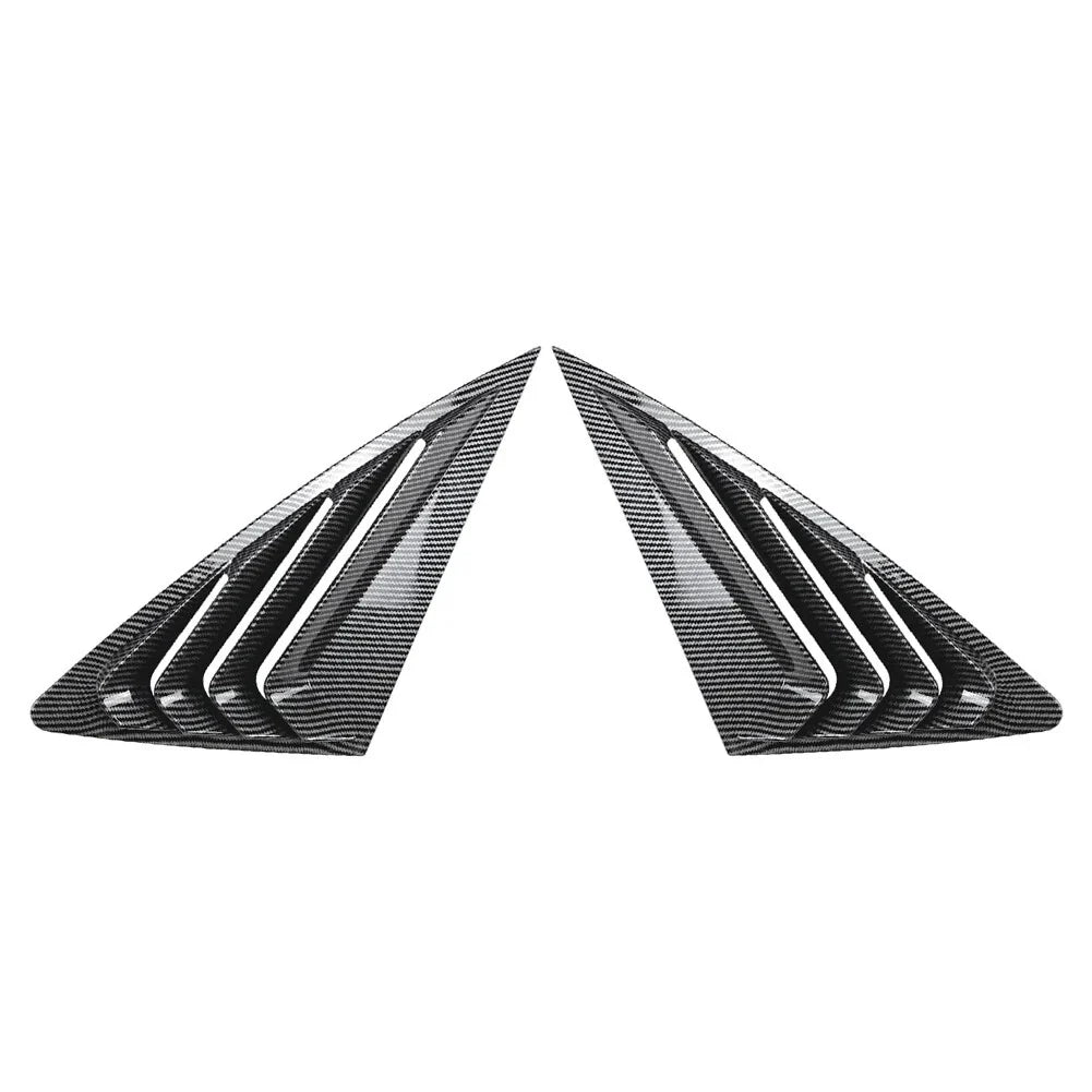 Rear Window Louvers Cover for Audi Q3 F3 Sportback (2019-2024) Carbon Look