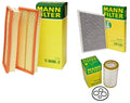 Mann Oil Air Carbon Cabin Filter Kit for Benz W203 C203 C209 C230 C280 CLK320 (2000–2010)