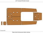 EVA Pad Foam Flooring Mat for Concept 30ft Center Console (2017)