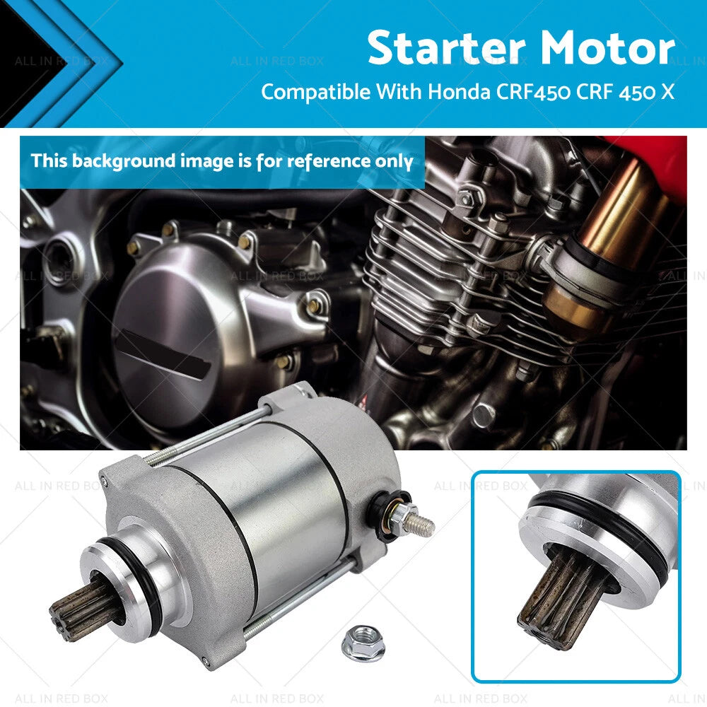 Starter Motor for Honda CRF450 CRF 450 X (2005–2018) 31200-MEY-671