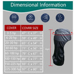 Outboard Motor Full Cover for Boat Engine (Waterproof, Dustproof)