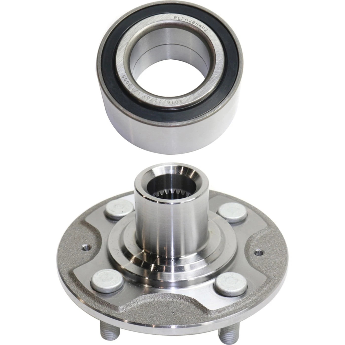 Set of 2 Wheel Hubs for Front Driver/Passenger Side