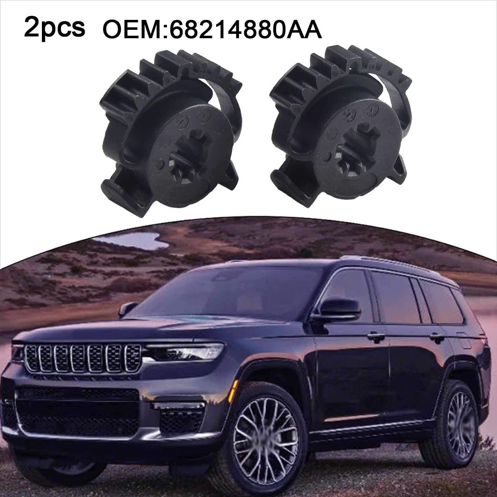 2X Actuator Gear Blend Door for Auxiliary Heater HVAC (68214880AA)