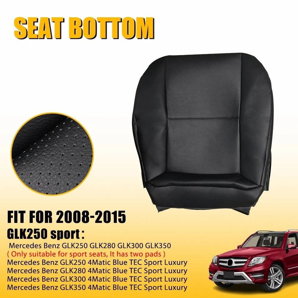 Driver Seat Cover Replacement Leather for Mercedes Benz GLK250 GLK280 (2008–2015)