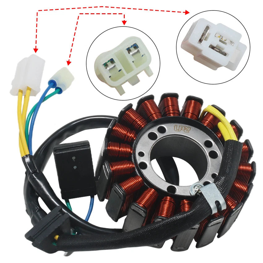 Stator Coil for Kymco Downtown 200i 2009–2016, 300i ABS 2011–2014 (31120-LEA7-E0B)