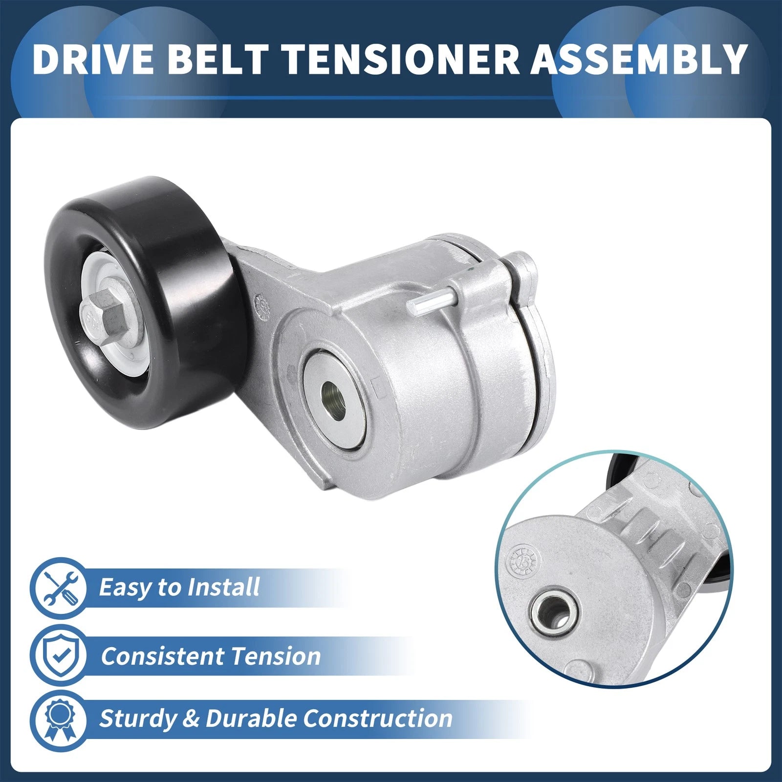 Belt Tensioner for Chevrolet Colorado (2009–2016) No. 24582056/24581124 Metal