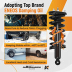 Set of 2 Front Struts with Coil Springs for Nissan Titan Armada (2004–2015)