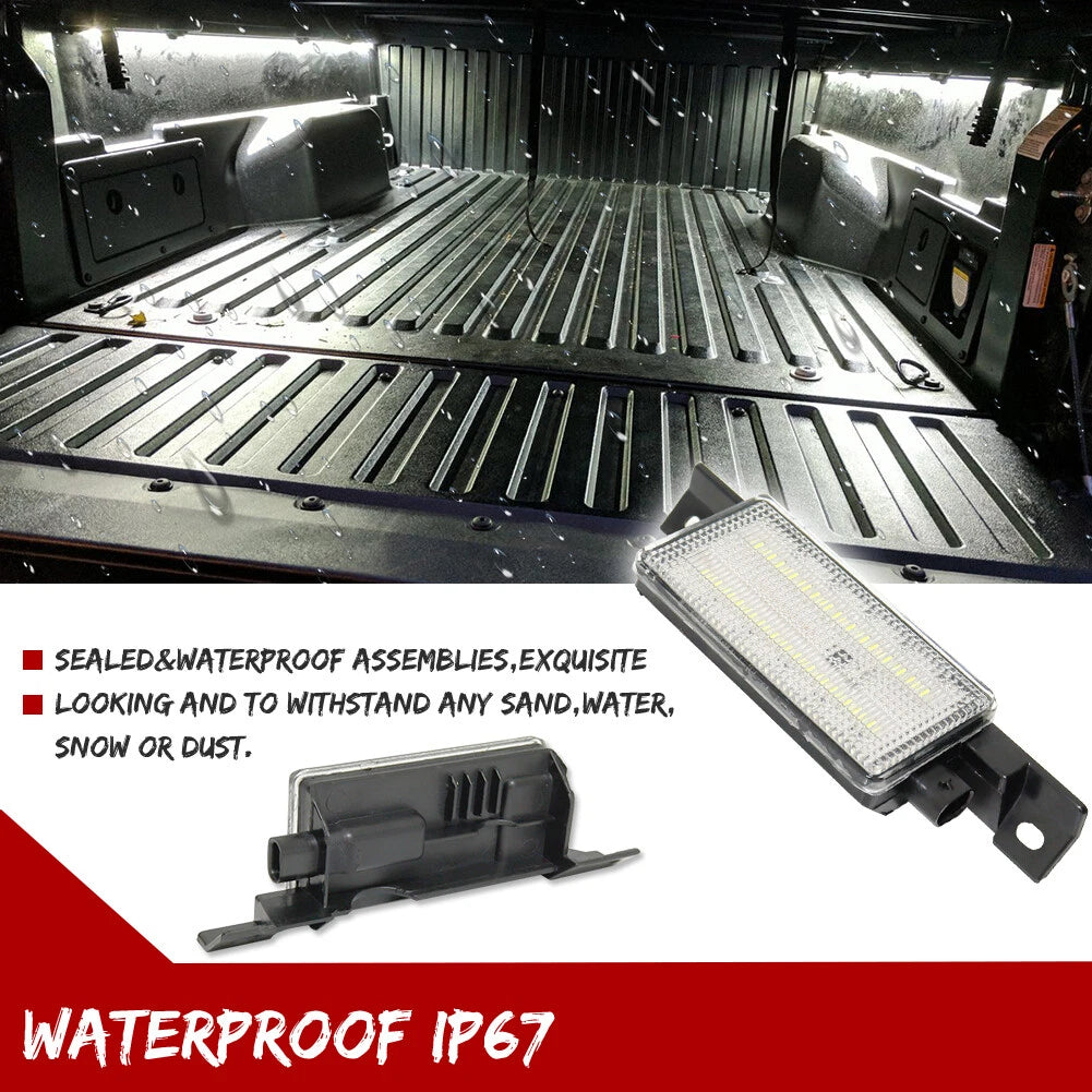 60-LED Truck Cargo Bed Lamps for Chevy Silverado/Sierra 1500 2500 3500 (2014–2019)