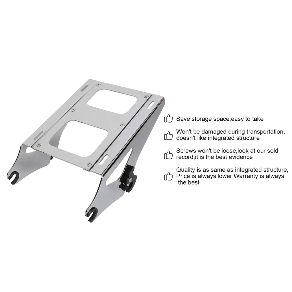 Chopped Touring Luggage System with Mounting Rack for Harley Road Glide (2014–2025)