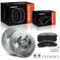 Front Drilled Brake Rotors & Ceramic Pads for Ford Explorer Ranger 