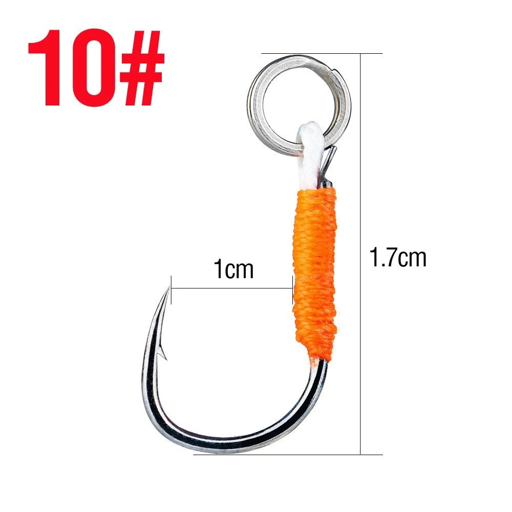 Lure Fishing Hand Tied Hooks for Jigging