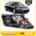Right Side Headlight Assembly for Ford Fusion (2010–2012) Black Housing