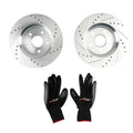Front Left Right Brake Rotors Kit for Dodge Durango (2011–2020)